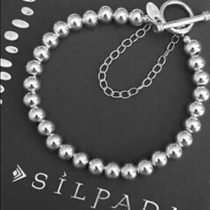Vintage Silpada Sterling Ball Bracelet B0059